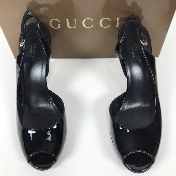 Gucci Patent Leather and Leopard Heel size 7 - Picture 2 of 6